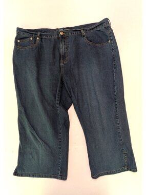 Avenue Blues Jean Capri Pedal Pusher Pants Womens Size 18 5 Pocket Design